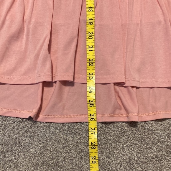 Lavender Field pink ruffled short sleeve top L - Picture 16 of 16